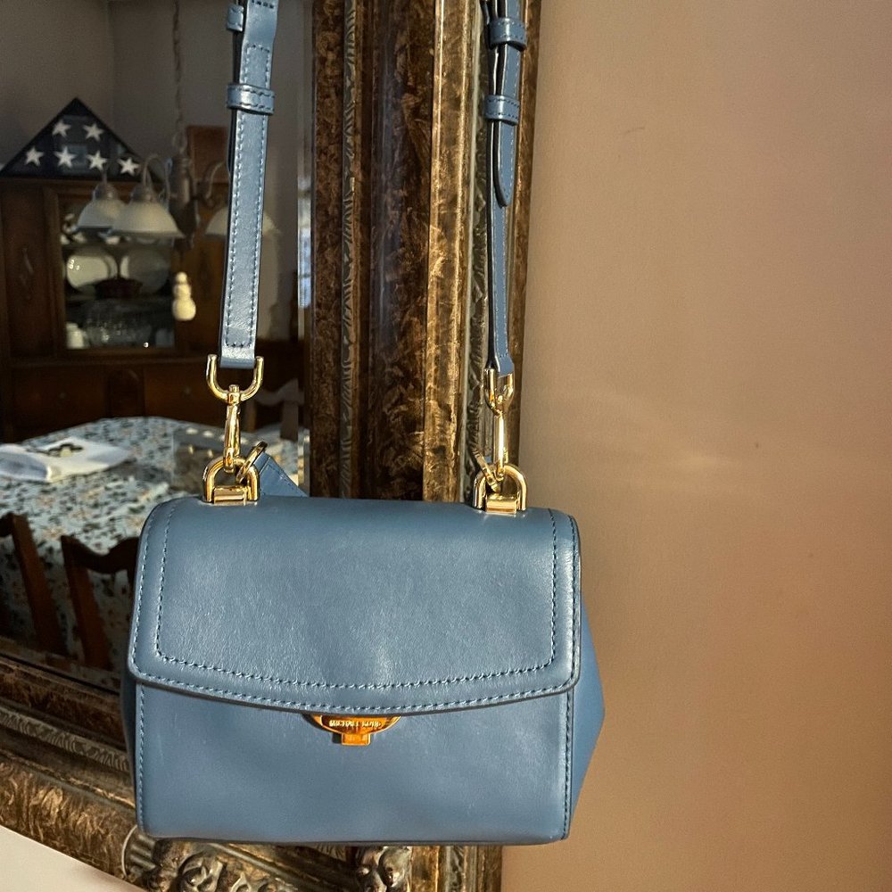 Michael Kors Manhattan Leather Small Crossbody Bag
